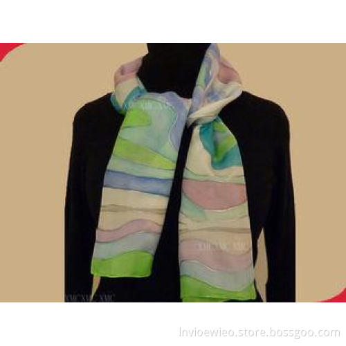 50 g Custom Soft Polyester Silk Fashionable Printed Ladies